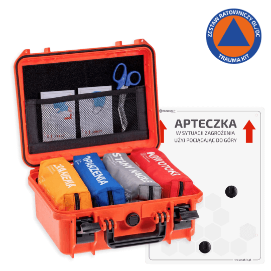 TRAUMA KIT Apteczka Modułowa ROSK - Zakładowa